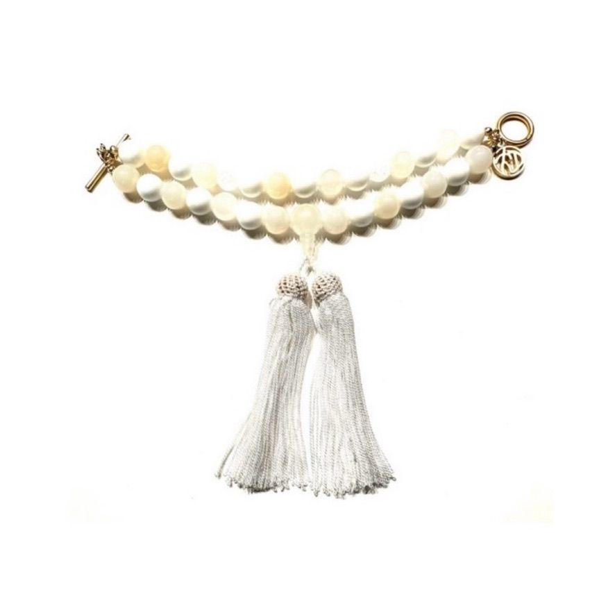 【お取り寄せ注文可能】Double Juzu Bracelet(WHITE)