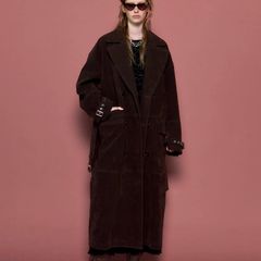 【残り一点】Suede Trench Coat