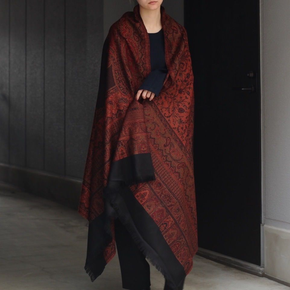 YANTOR - 【残り一点】Tibetan Paisley Jacquard Stole | ACRMTSM