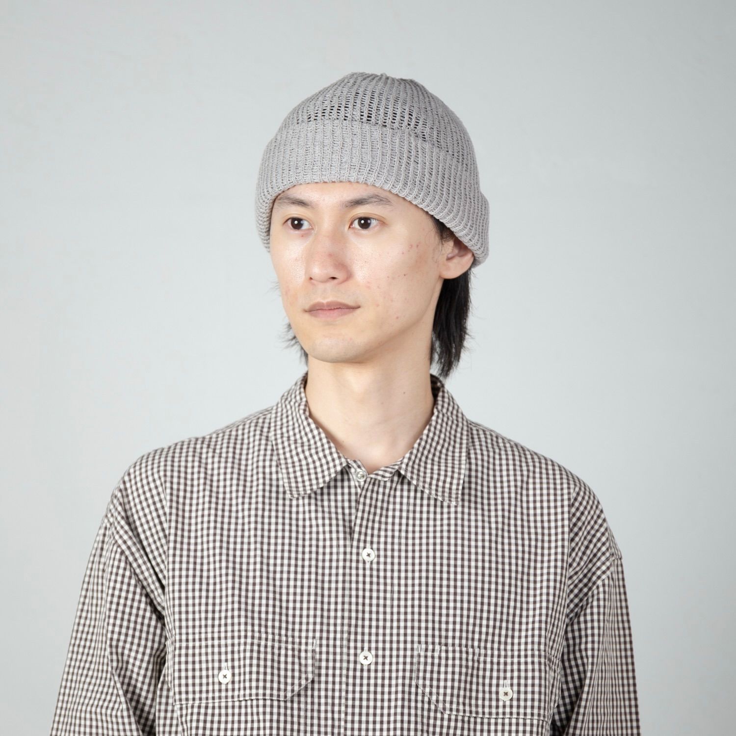 【残り一点】Sheer Mesh Short Knit Cap