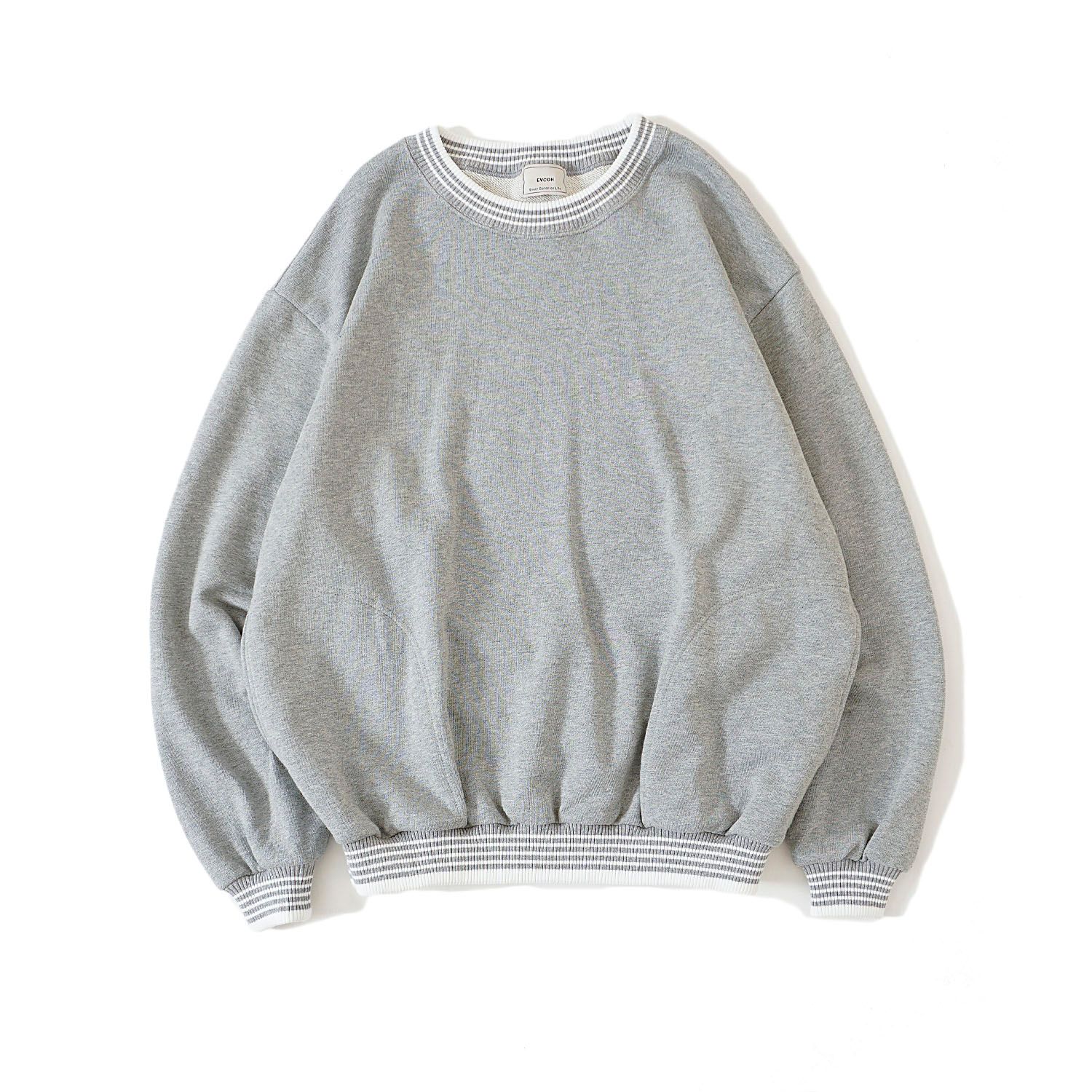 evcon Inside Out Crew Sweat GRAY - スウェット