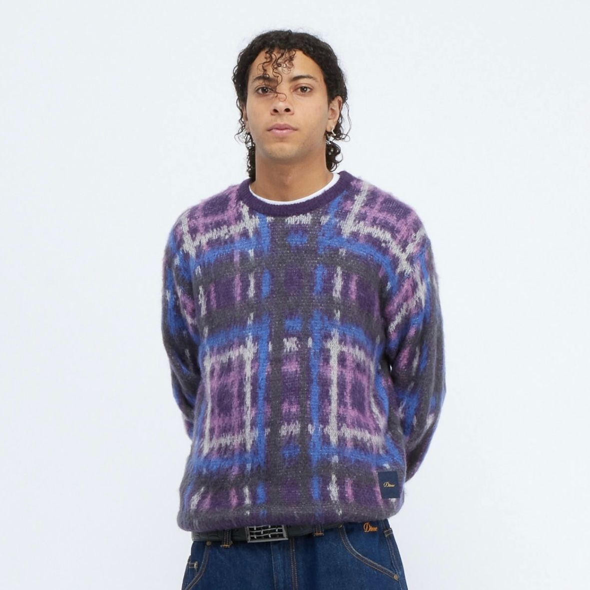 Dime - 【残りわずか】Plaid Mohair Knit | ACRMTSM ONLINE STORE