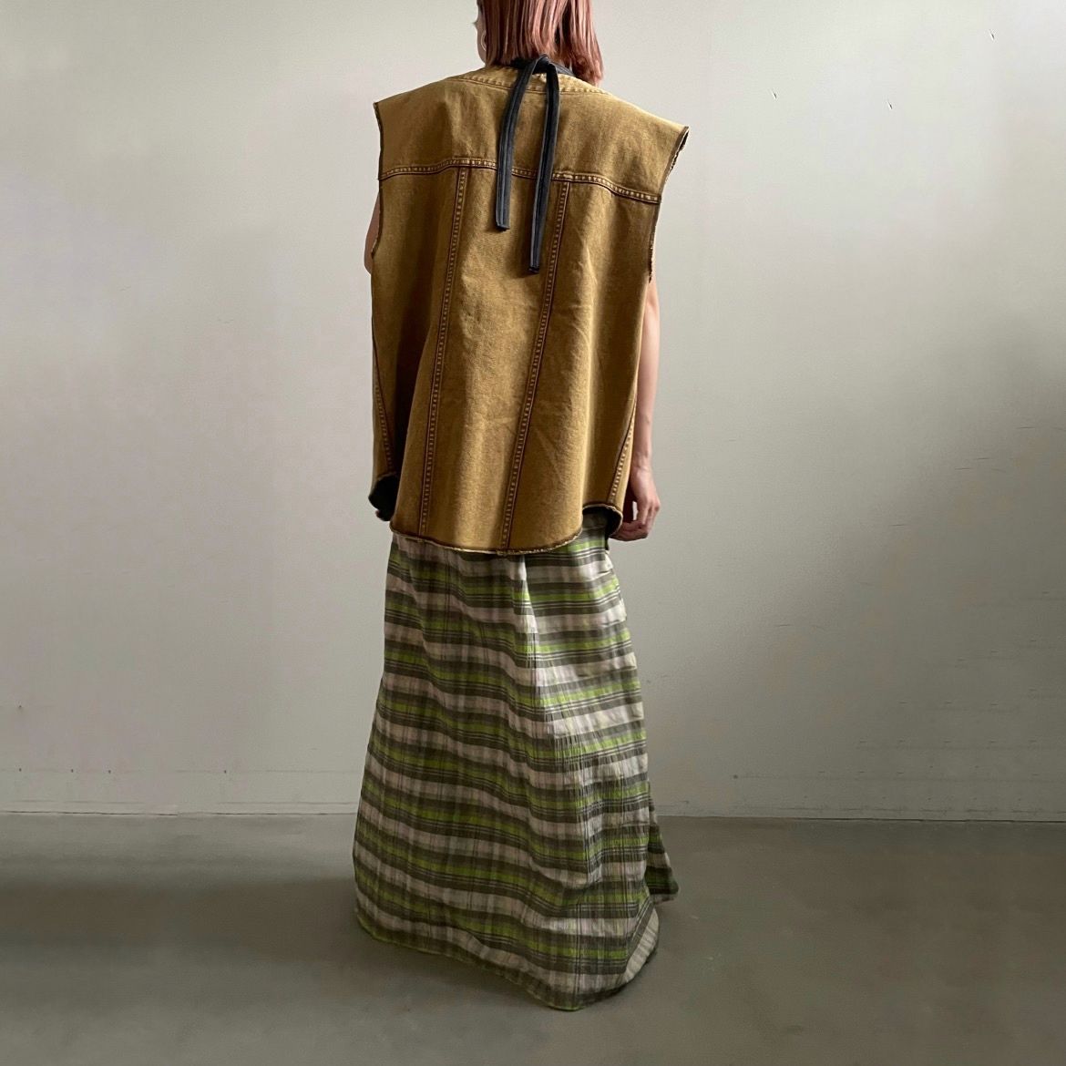 【残り一点】Vintage Like Denim Vest Jacket