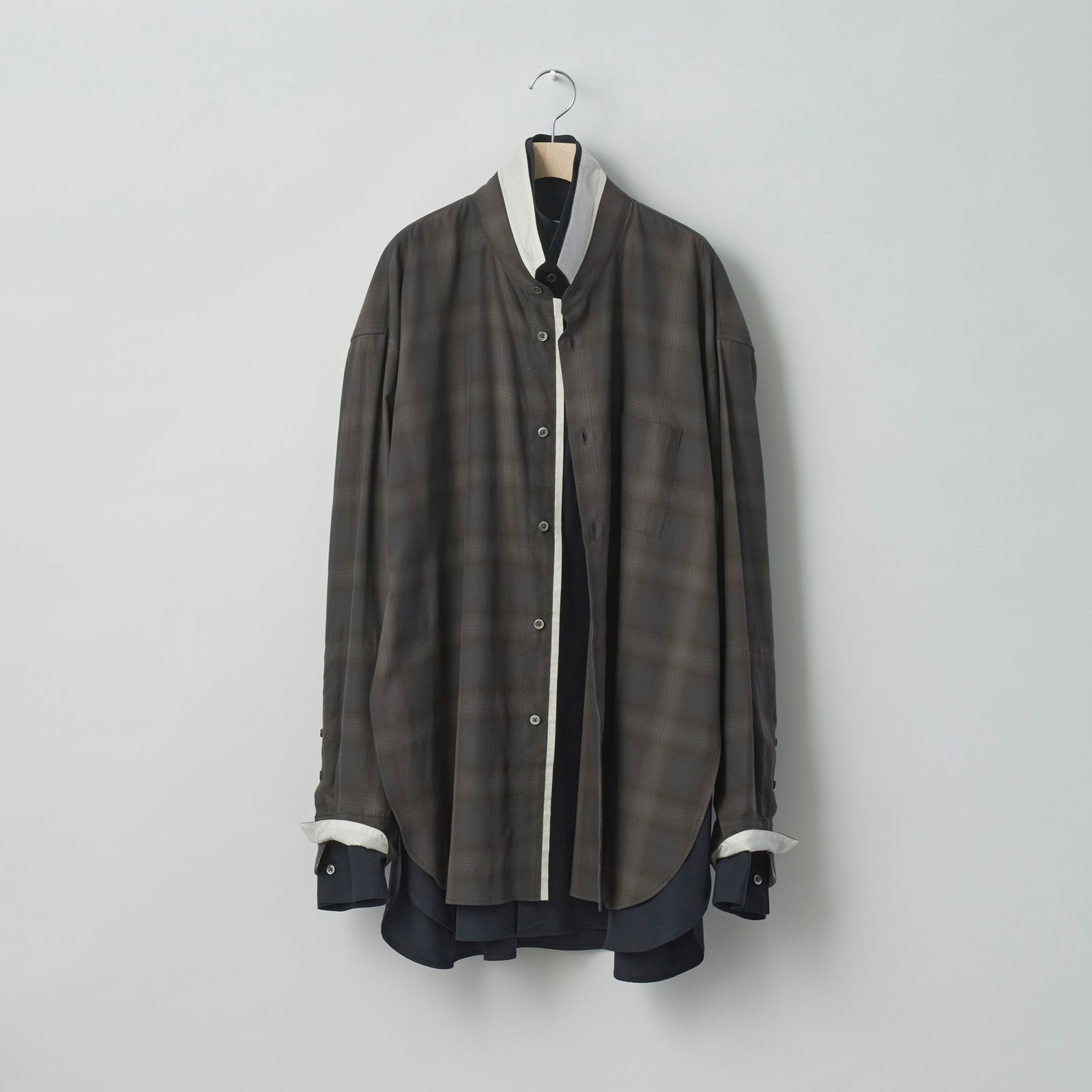 stein - 【残りわずか】Oversized Layered Shirt(KHAKI) | ACRMTSM ...