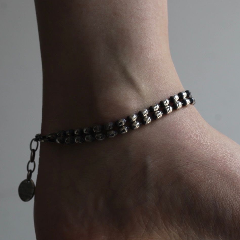 【お取り寄せ注文可能】Oval Bowl Chain W Anklet