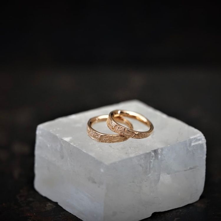 【お取り寄せ注文可能】Arabesque Double Rings(GOLD)