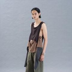 【残り一点】Panelled Multi Layerd T-Shirt