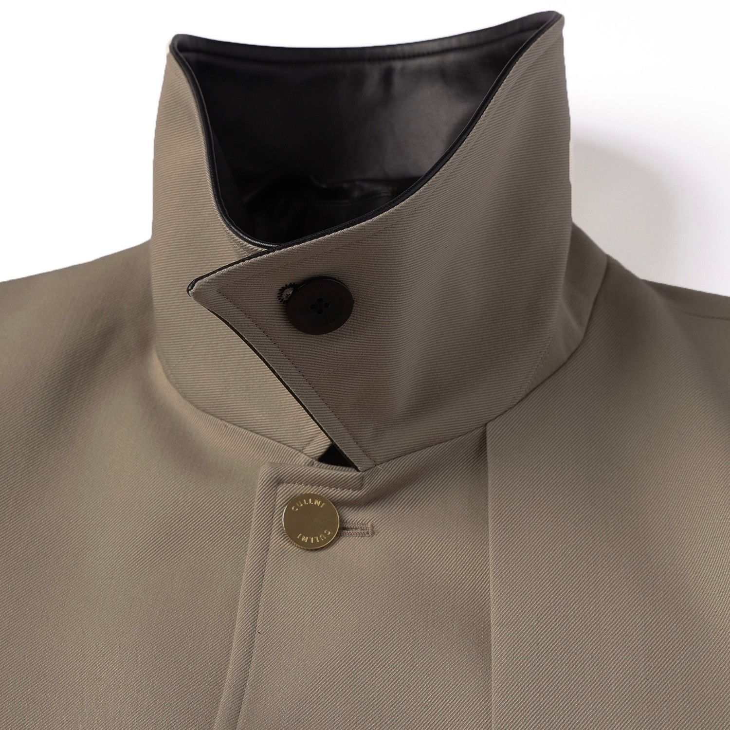 最終値下！新品！定価28万 BOLINI 最高級ウール中綿 コート50ＸＬ CULLNI - 【残り一点】Wool Gabardine Layerd Long Coat