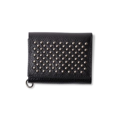 【残り一点】Round Studs Leather Multi Wallet