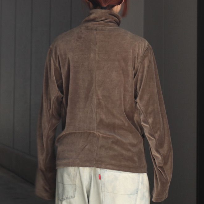 【残り一点】Velour Zip Up Track Top
