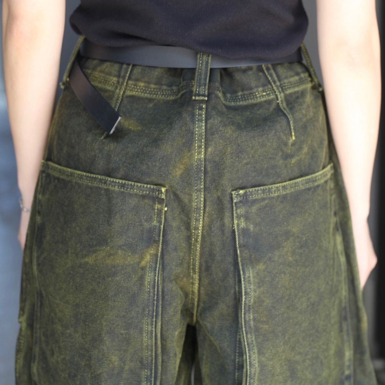 【残り一点】Black Stained Duck Pants