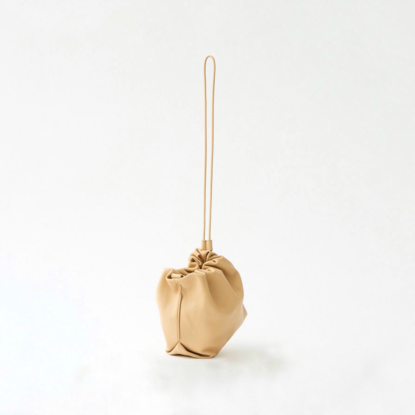 【残り一点】French Lamb Drawstring bag MR