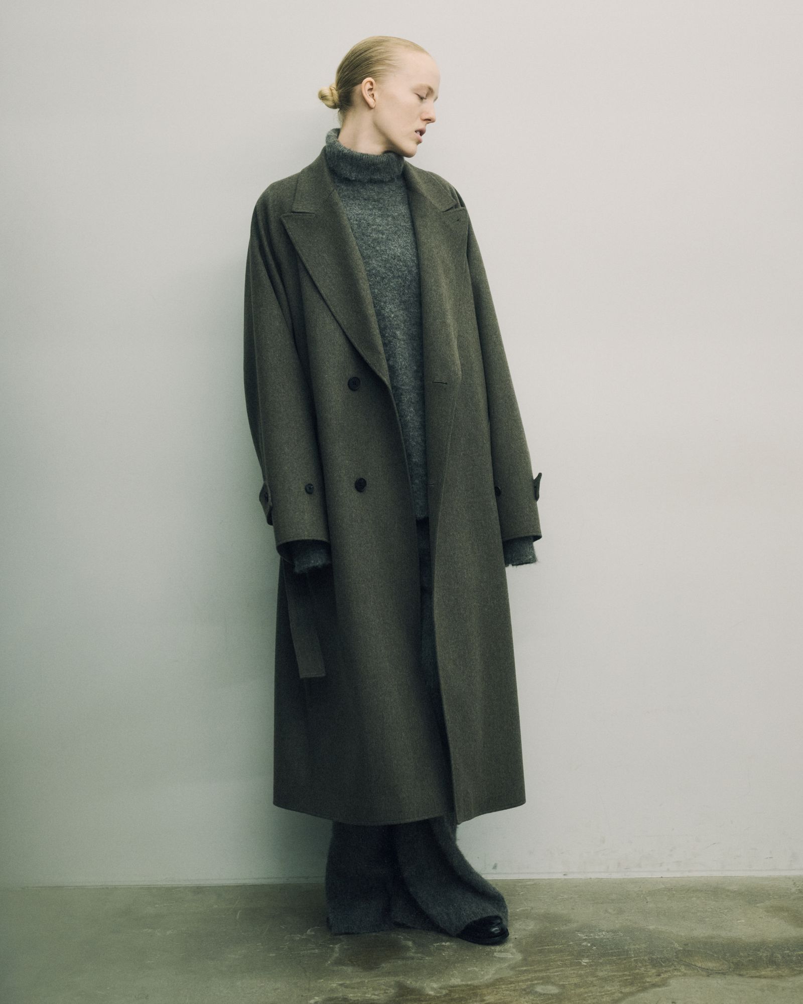 ssstein - 【残り一点】Oversized Peak Lapel Coat(WOOL) | ACRMTSM