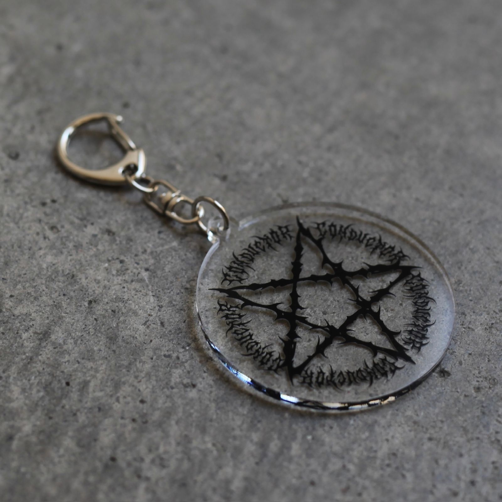 【残り一点】Acrylic Keychain(PENTAGRAM)