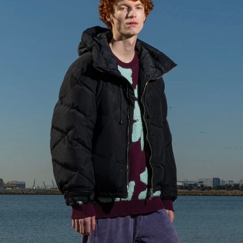 【残り一点】Garment Dye Prime Over Hooded Down Blouson