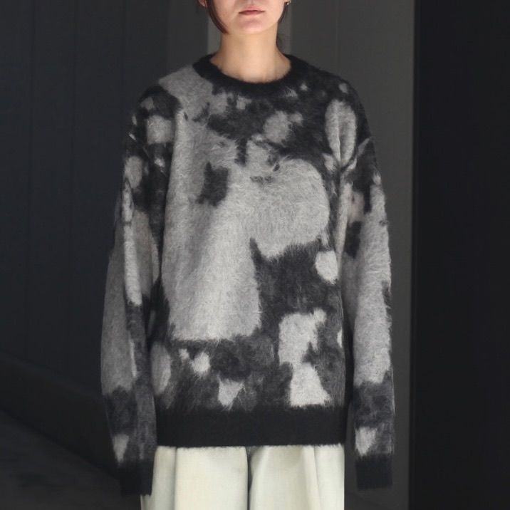 【残り一点】Kid Mohair Jacquard Sweater