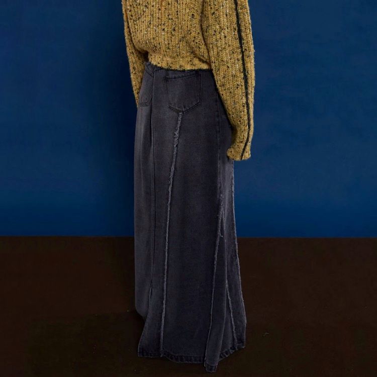 【残り一点】Cellulose Denim Maxi Skirt