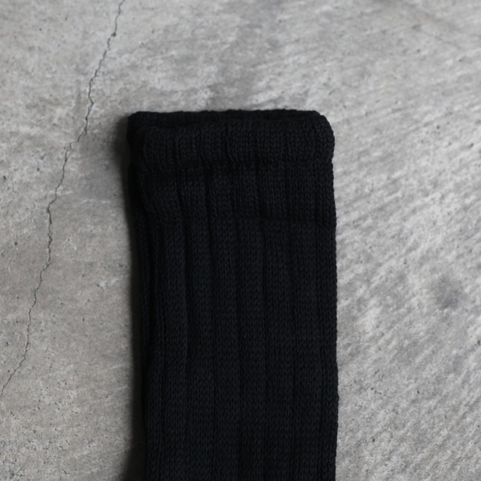 【再販売通知受付可能】Tabi Pile Socks(BLACK)