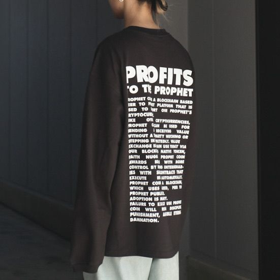 【残り一点】Prophet Coin L/S Tee