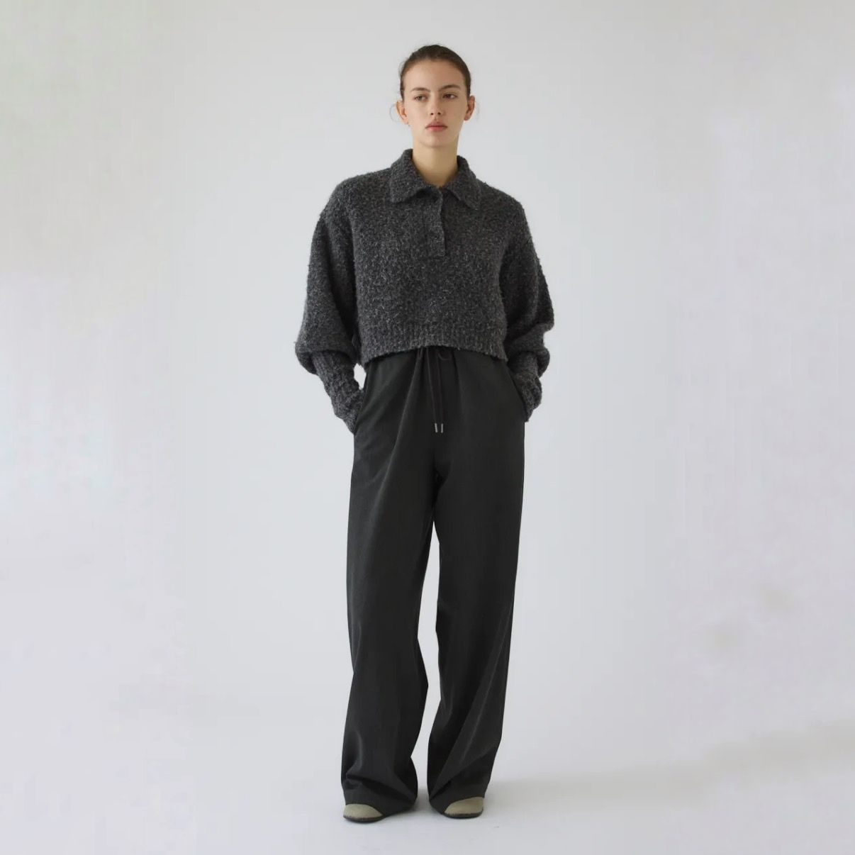 【残り一点】Boucle Short Knit