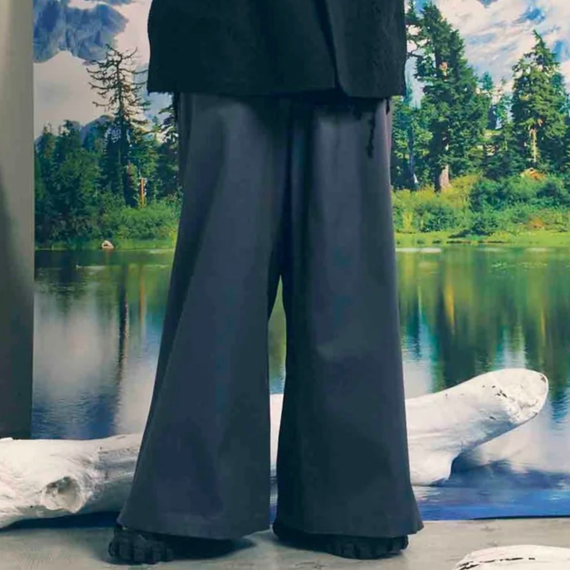 【残り一点】120/2/2 Suvin Cotton No Tuck Buggy Pants