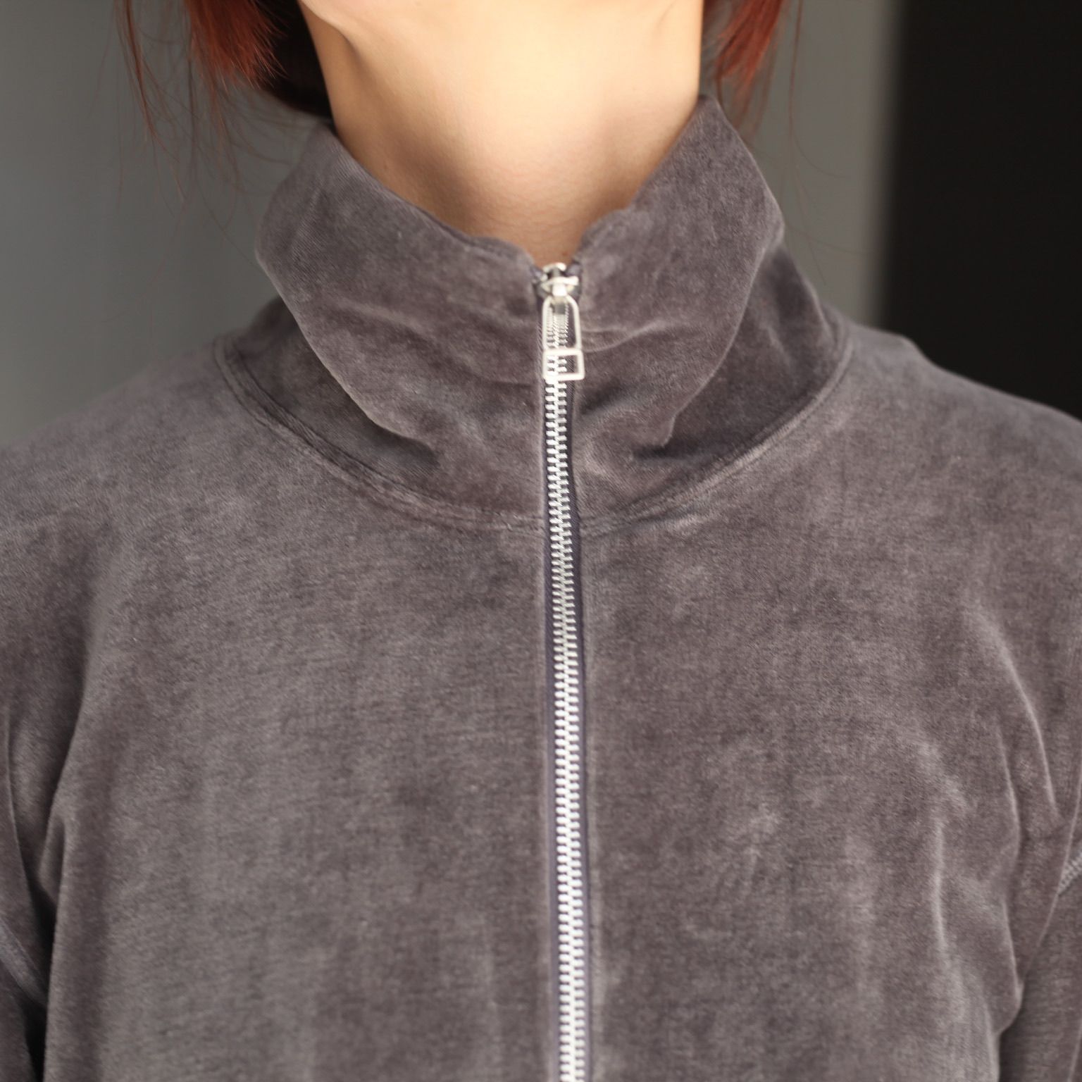 【残り一点】Velour Zip Up Track Top