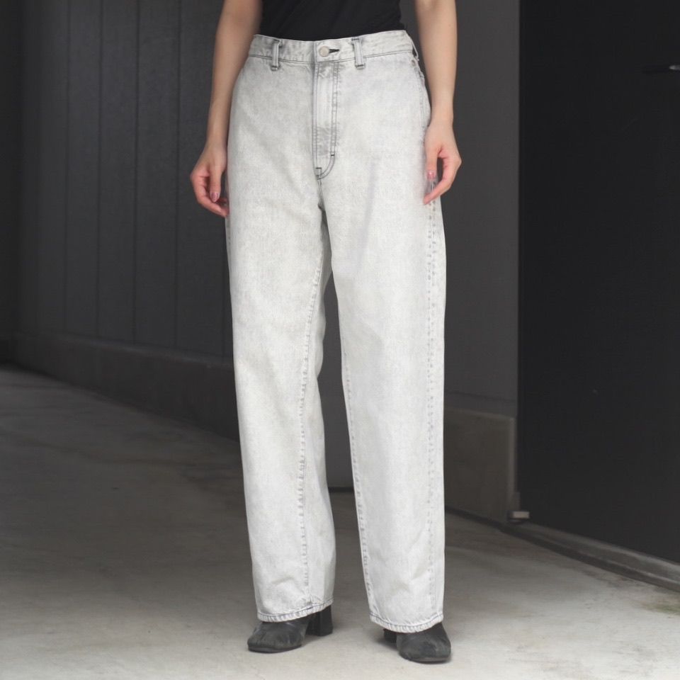 YOKE - 【残り一点】Denim Wide Straight Pants Vintage Wash