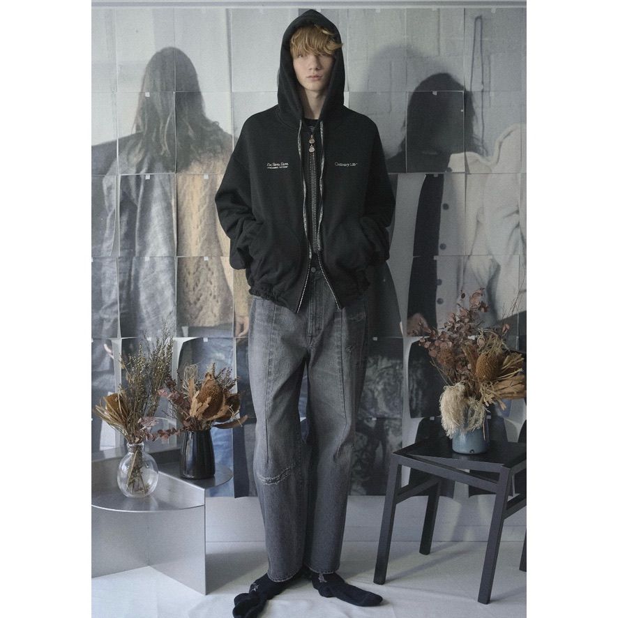 ことぶき SHINYAKOZUKA - 【残りわずか】Ordinary Old Style Zip Hoodie