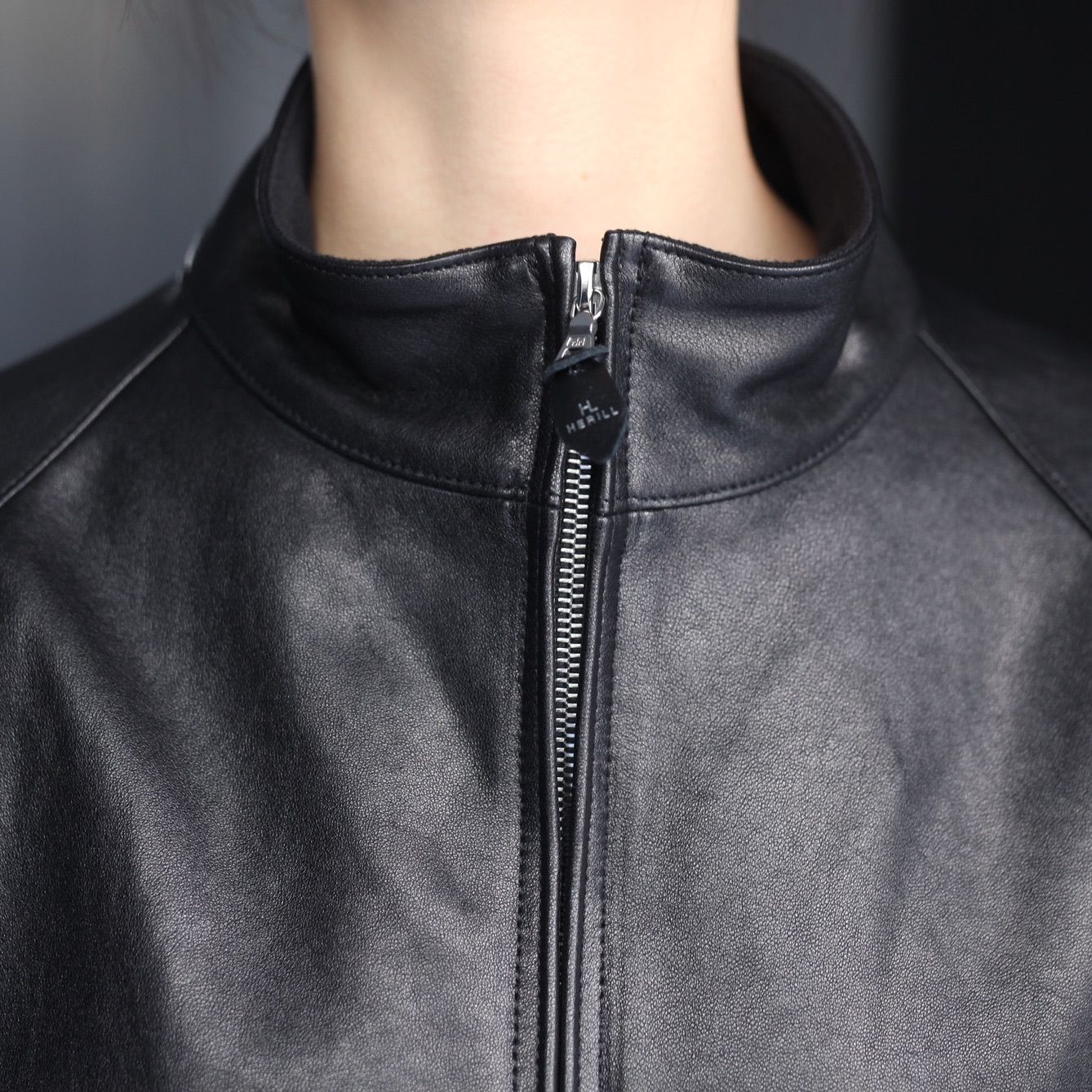 【残りわずか】Lamb Leather Weekend Jacket