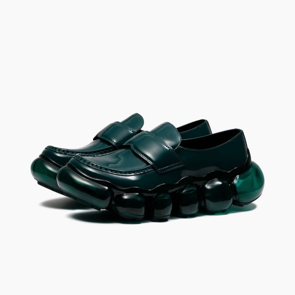 【残り一点】Jewelry Loafer(DARK GREEN×DARK GREEN)