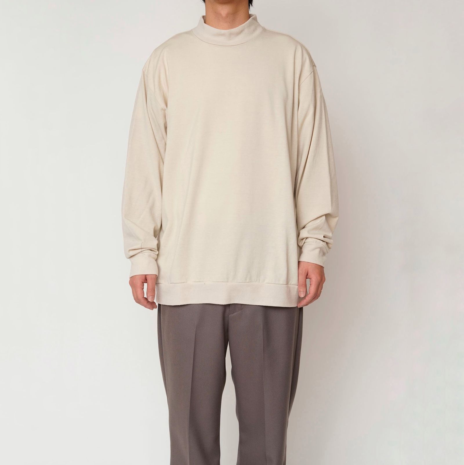 【残り一点】Wool Mock Neck Sweat Shirt