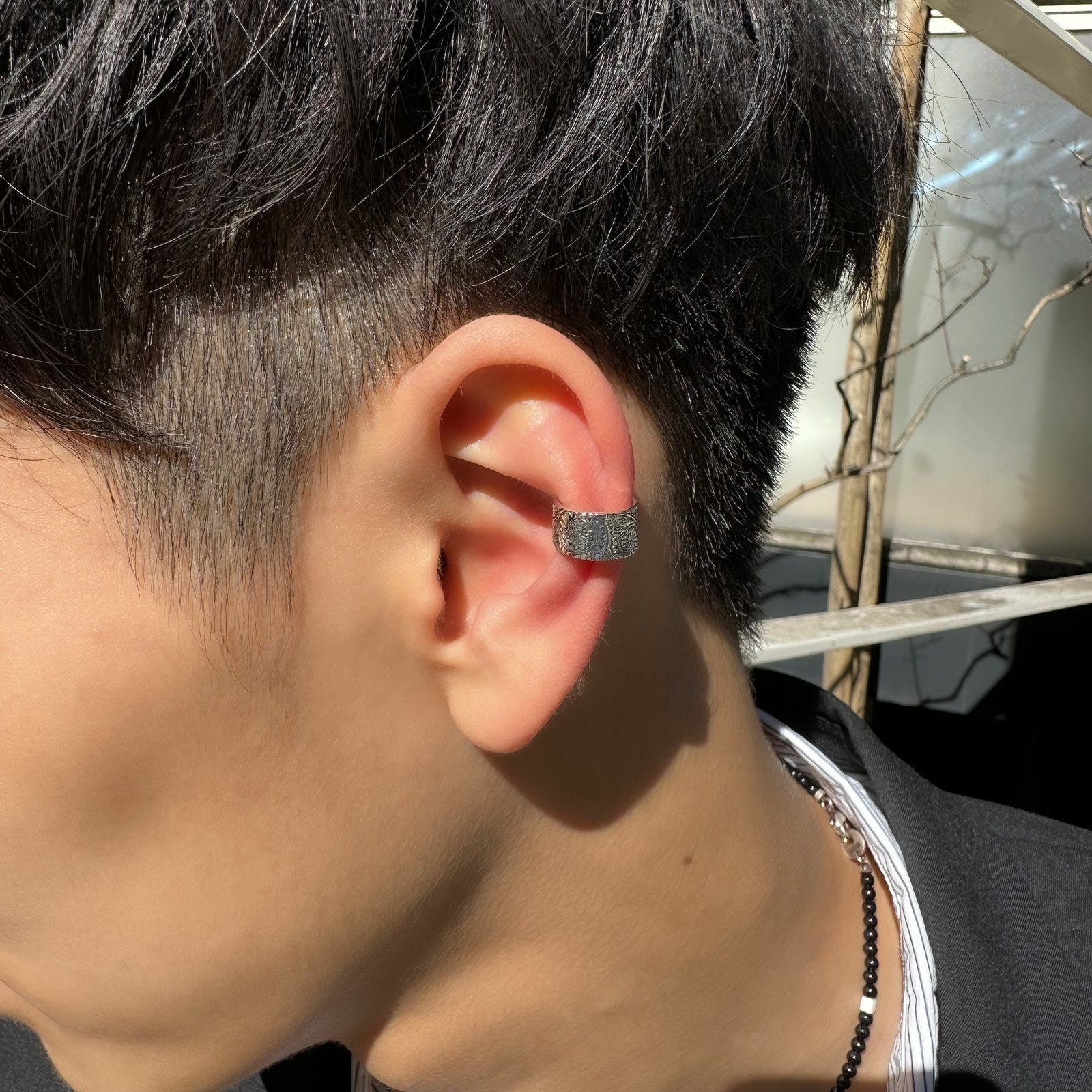 Vine Pattern Ear Cuff - L - GOLD | GARNI ONLINE STORE