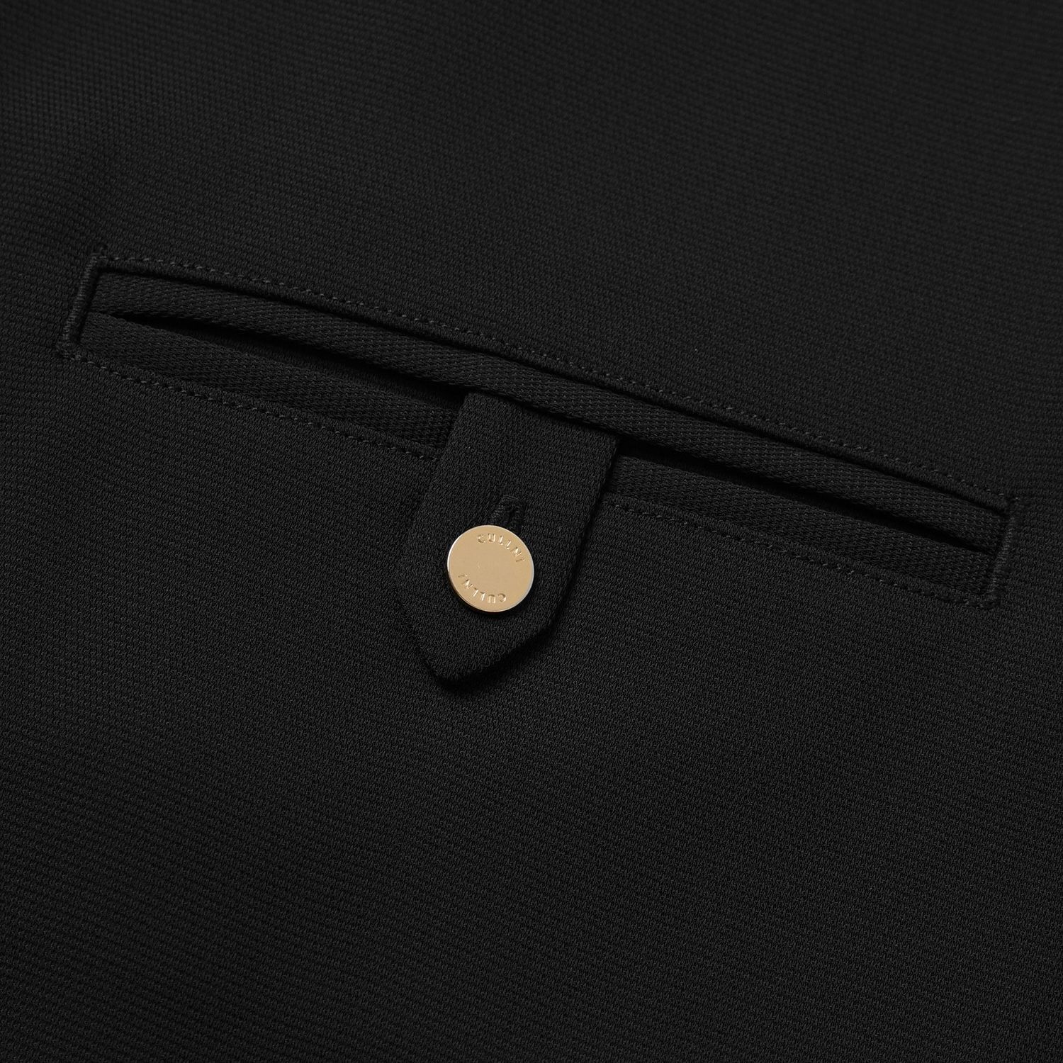 【残り一点】Dry Stretch Cloth Button-Tab Pocket Zip Up Shirt