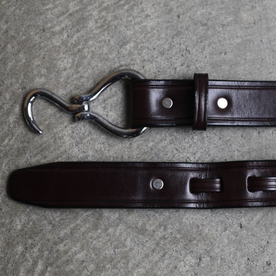 TORY LEATHER - 【残りわずか】Hoof Pick Belt(BLACK×NICKEL 