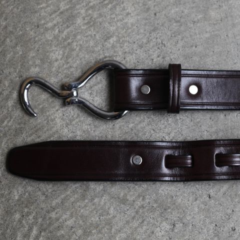 【残りわずか】Hoof Pick Belt(HAVANA×NICKEL)