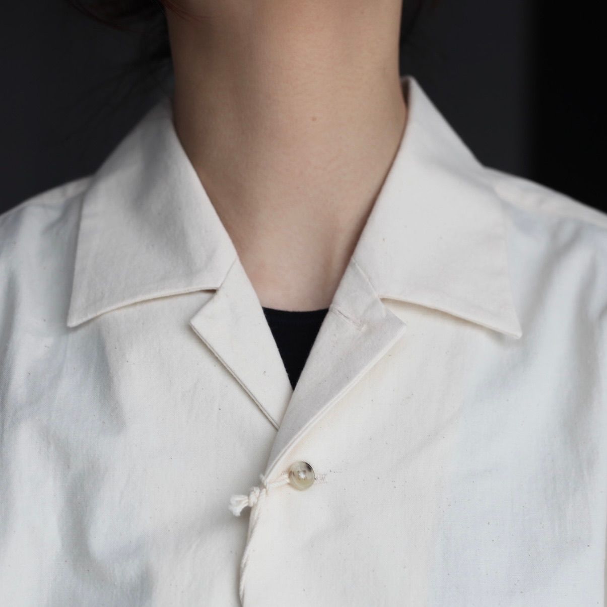 【残り一点】Open Collar Shirt_A