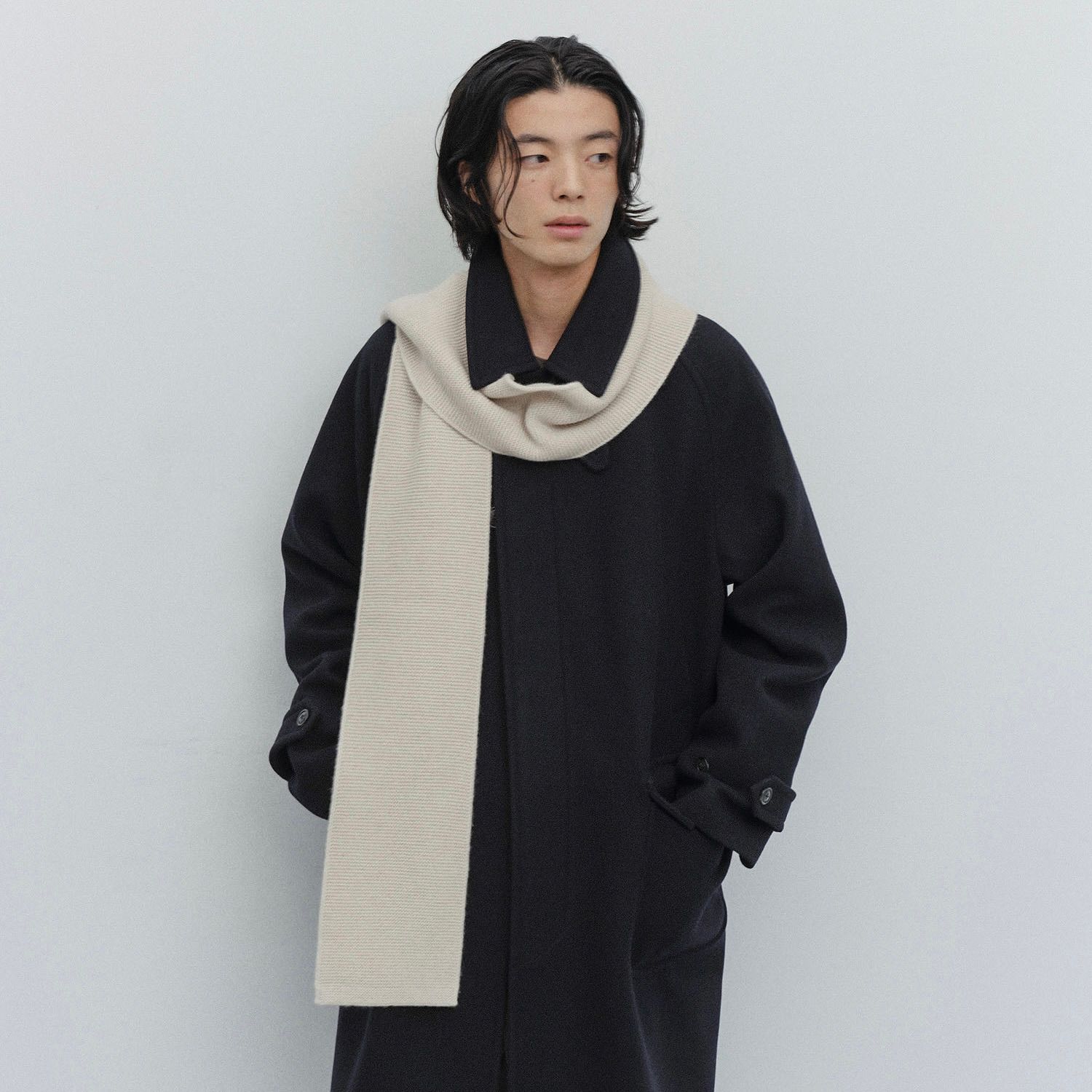 【残り一点】Link Cashmere Muffler