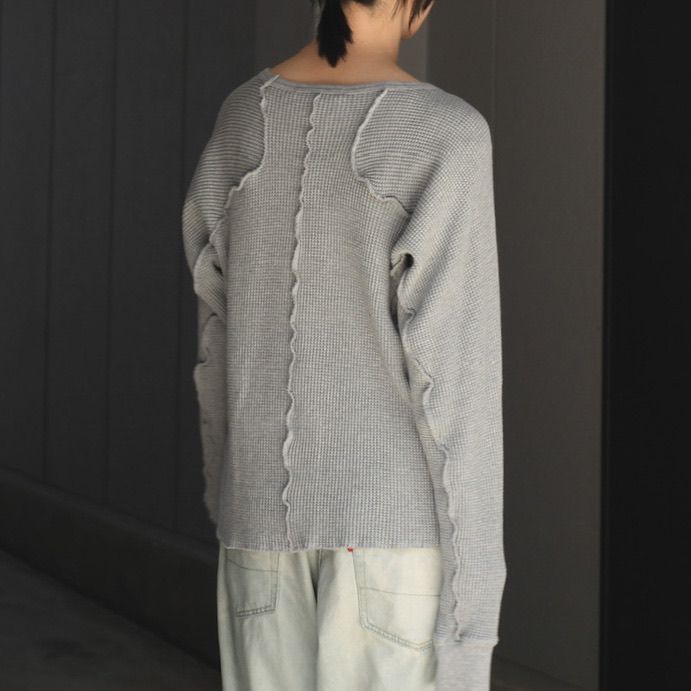 【残りわずか】Waffle Thermal Long Sleeve T-shirt