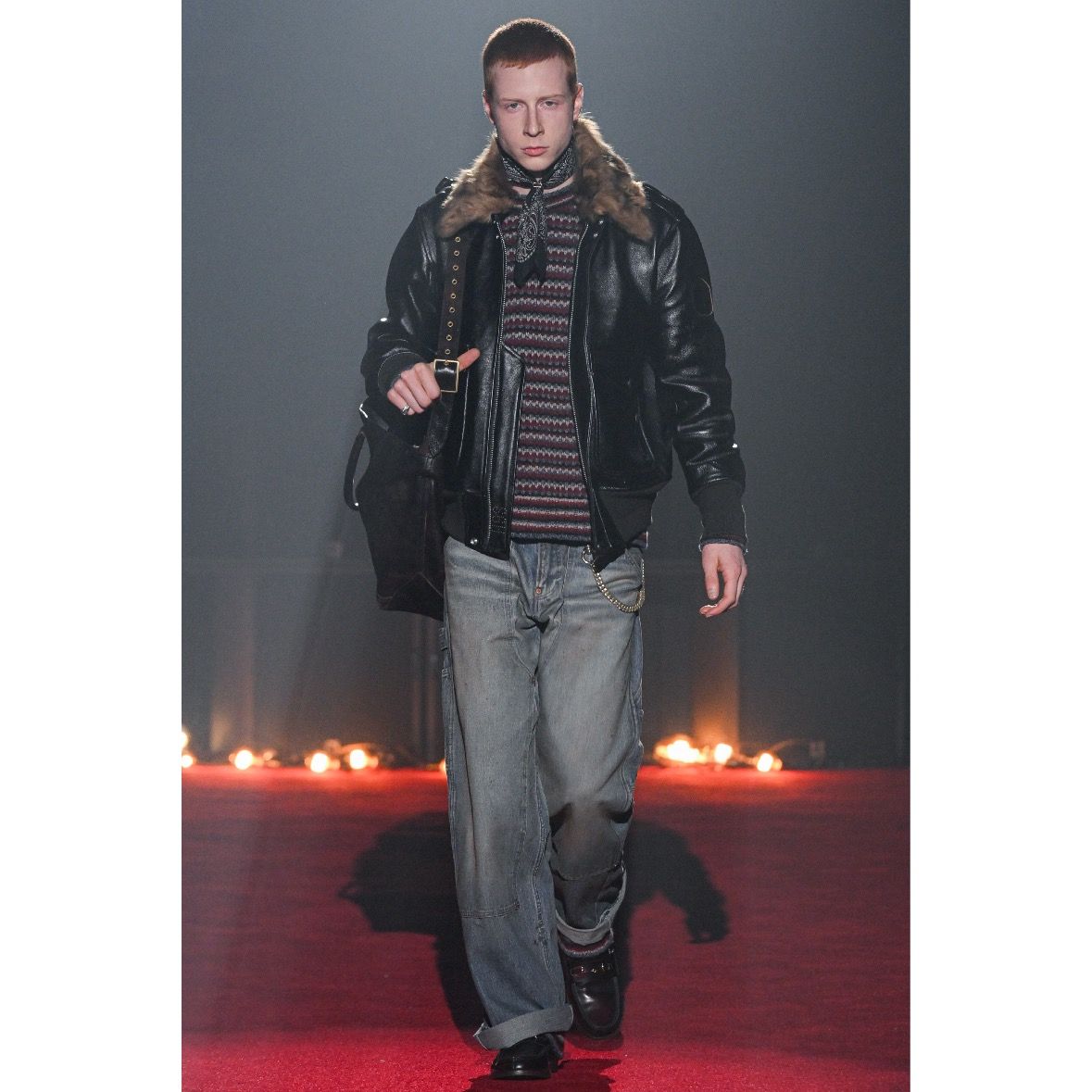【残り一点】Shrink Leather G-1 Jacket