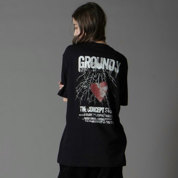【残り一点】Print Tee(HEART)