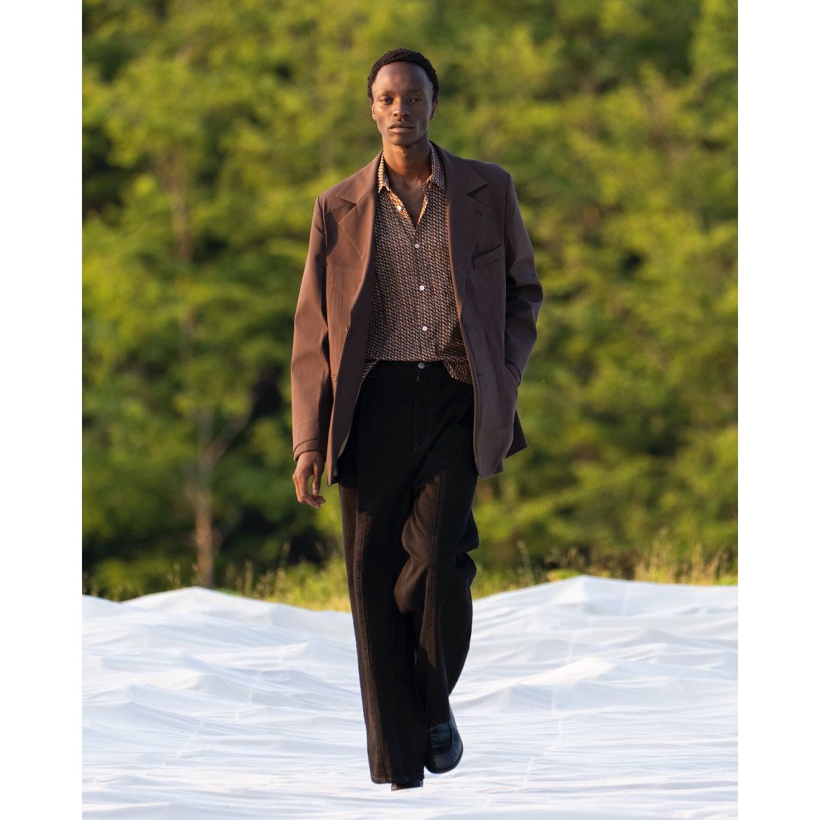 【残り一点】3pleated Wide Leg Denim Trousers