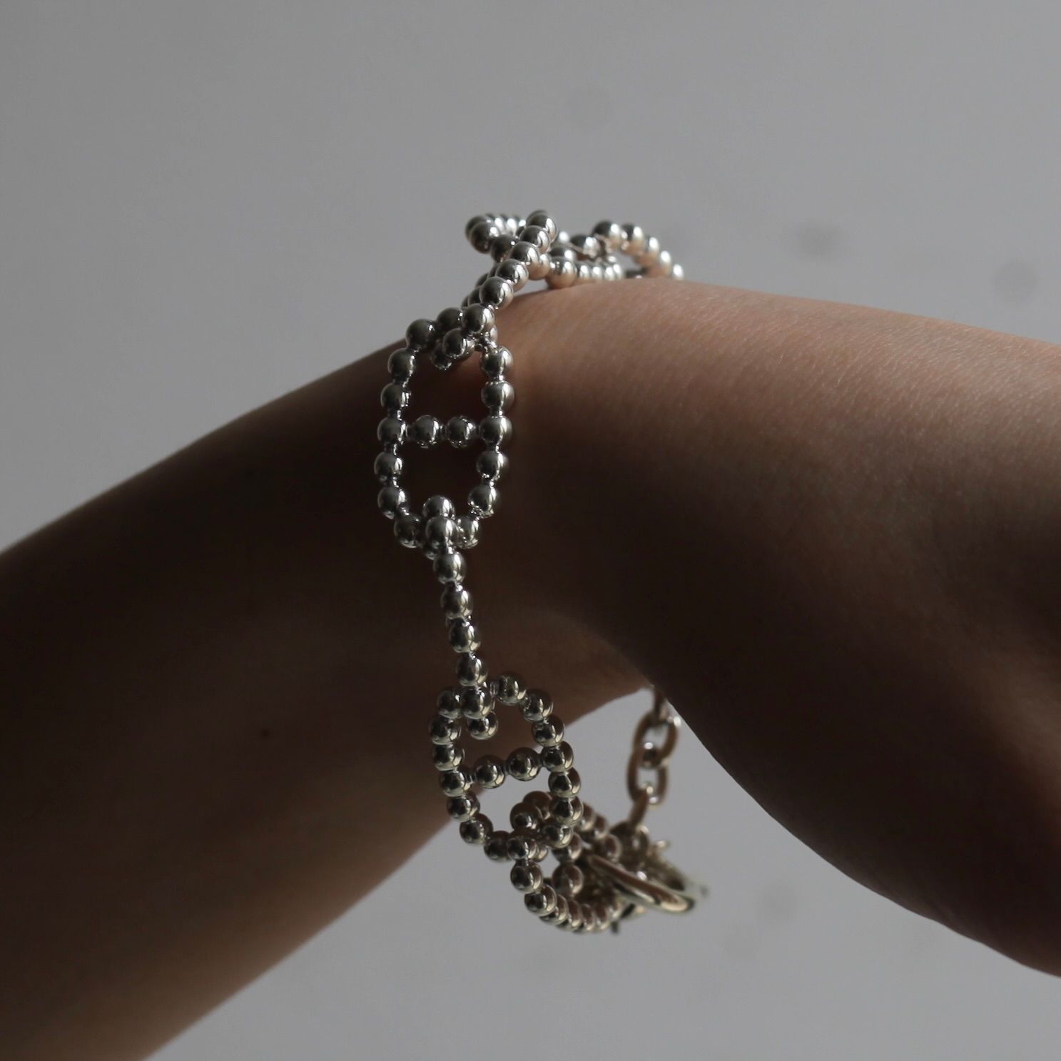 【残り一点】Ball Anchor Chain T-BAR Bracelet LARGE(13mm)