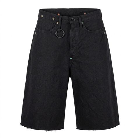 【残りわずか】Cut Off Heavy Short Wide Jeans(AGED CANVAS)