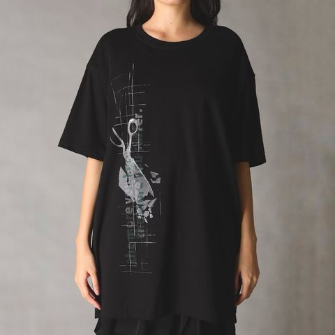 【残り一点】ハサミ柄カットソー