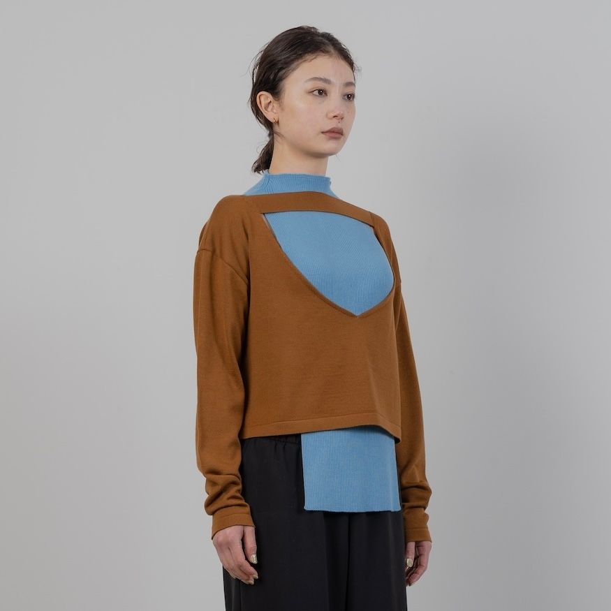【残り一点】Combination Knitted Tops