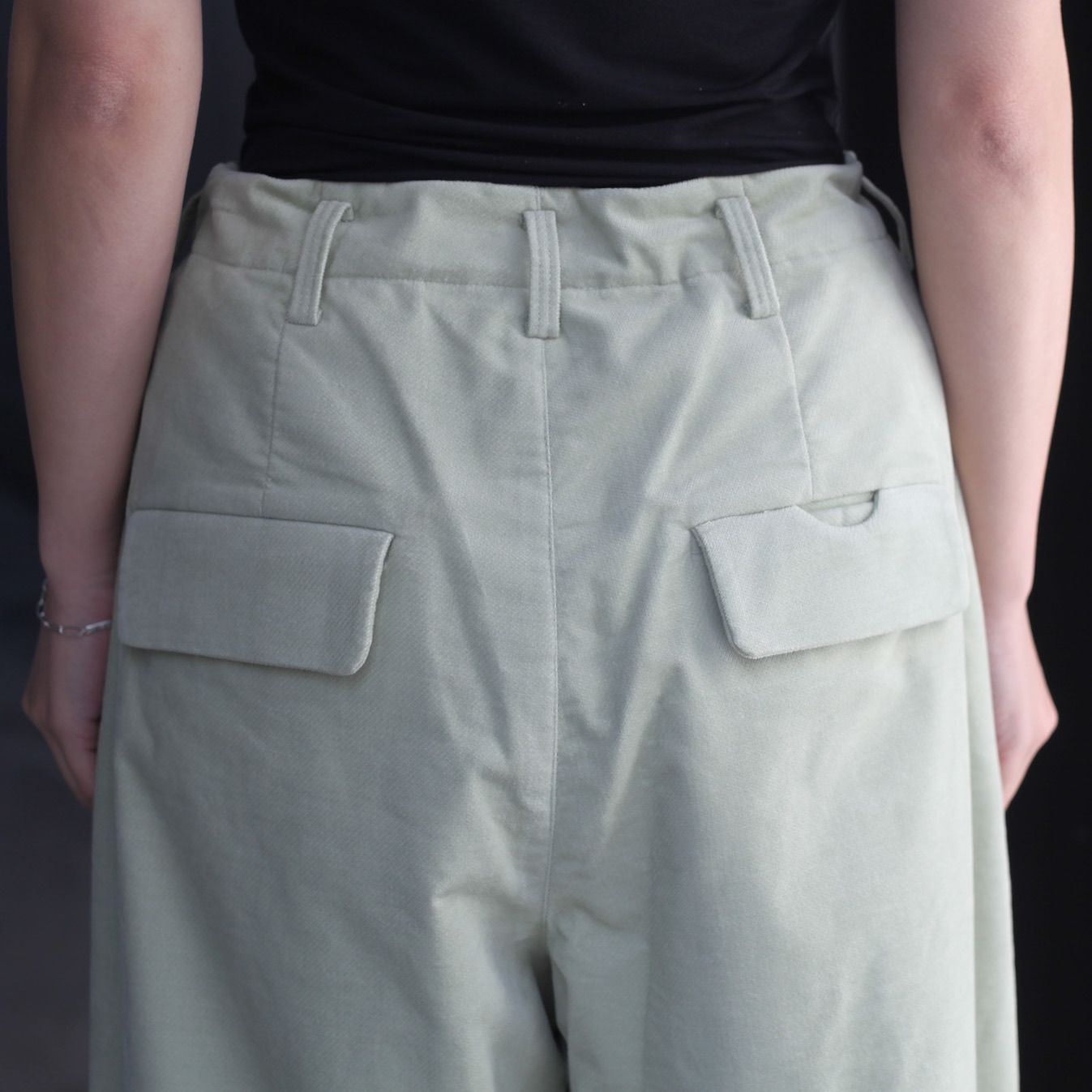 【残り一点】モールスキンシンプル2タックワイドPT