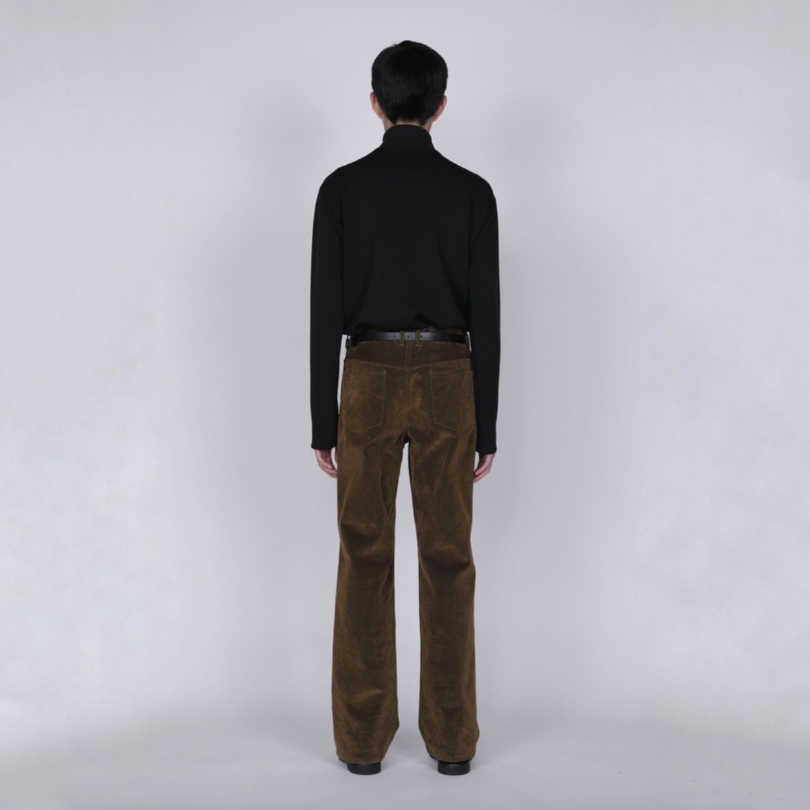 【残り一点】Flocked Denim Wide Tailored Pants