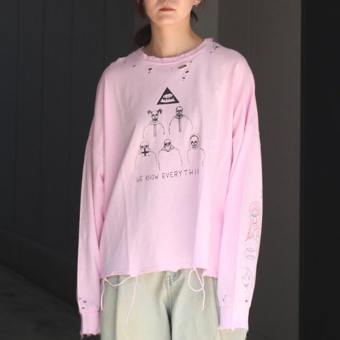 【残り一点】Skull & Chaos Long Sleeve T-shirt