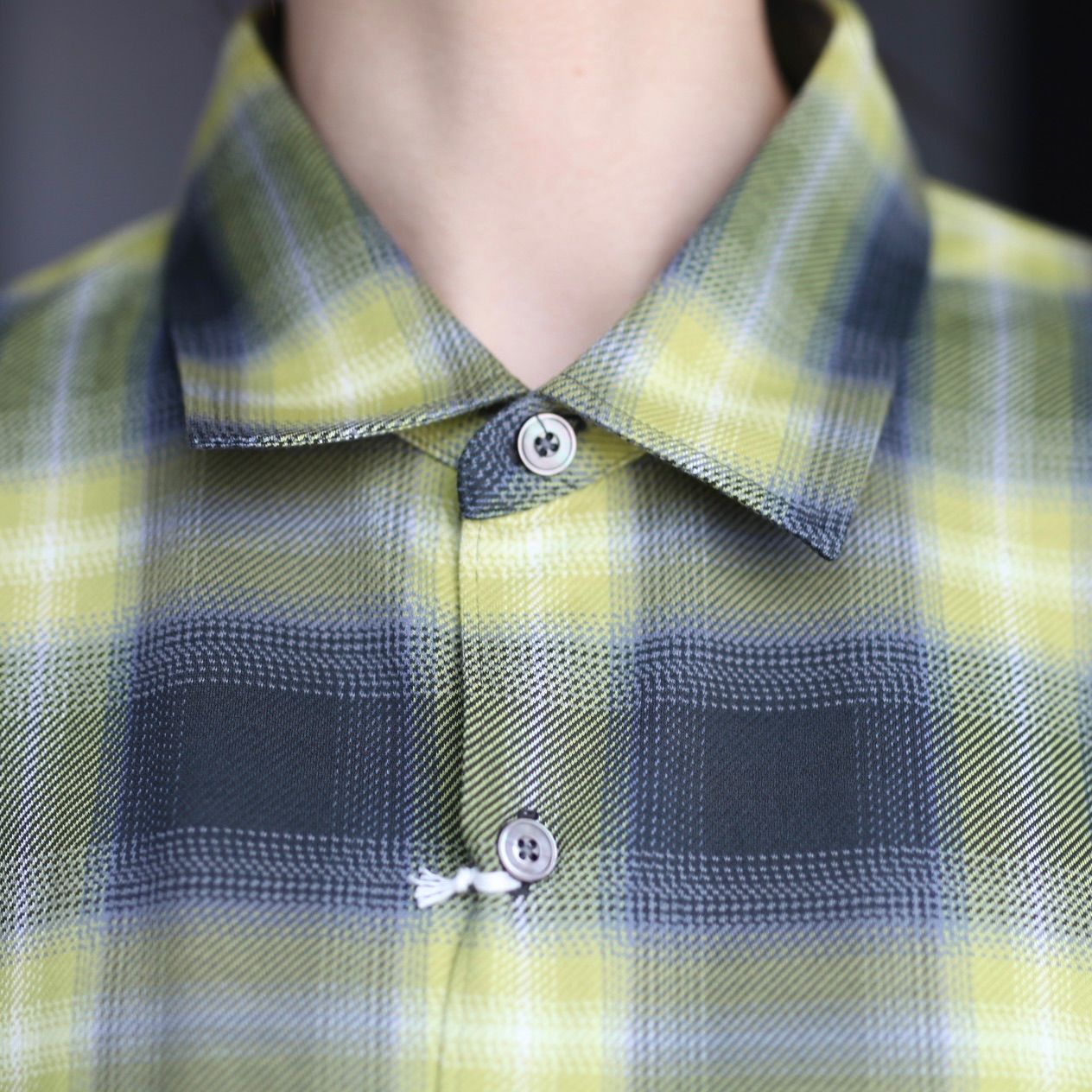 【残り一点】28G Ombre Check Balise Shirt