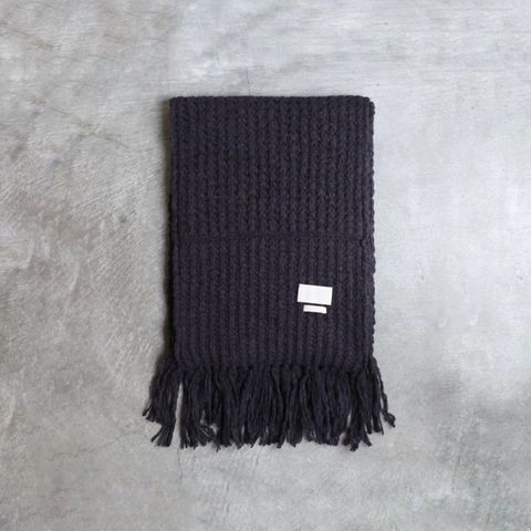 【残り一点】Baby Alpaca Big Waffle Long Stole